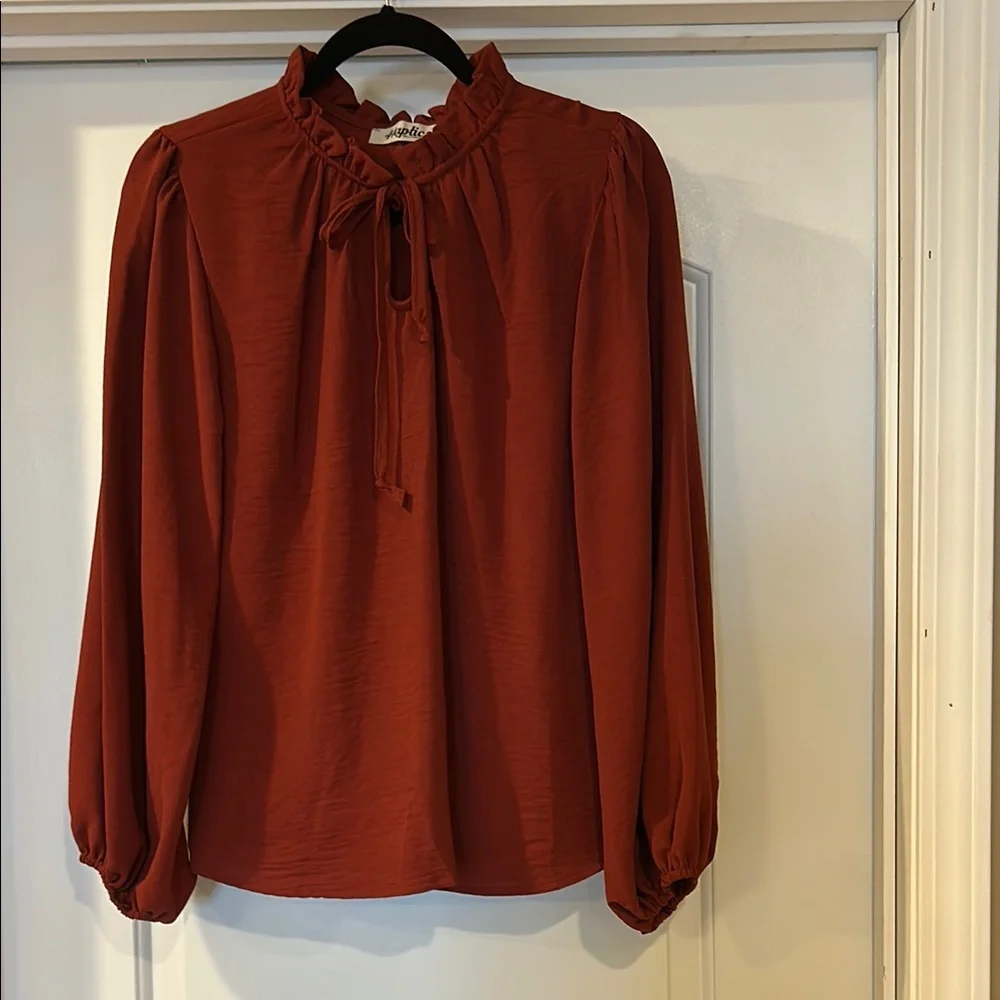 Haptics Rust Women's Top